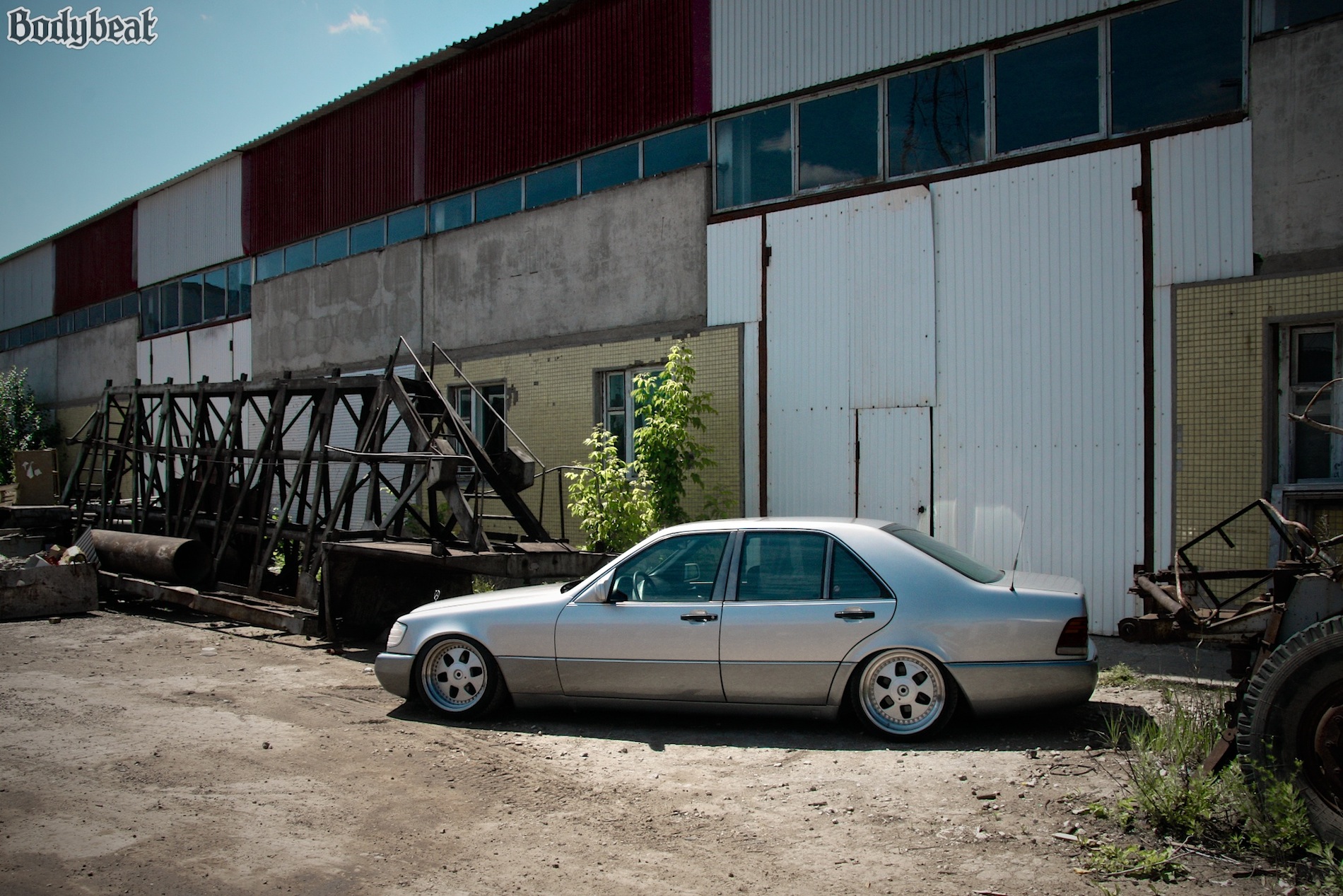 Mercedes Benz w140 stance